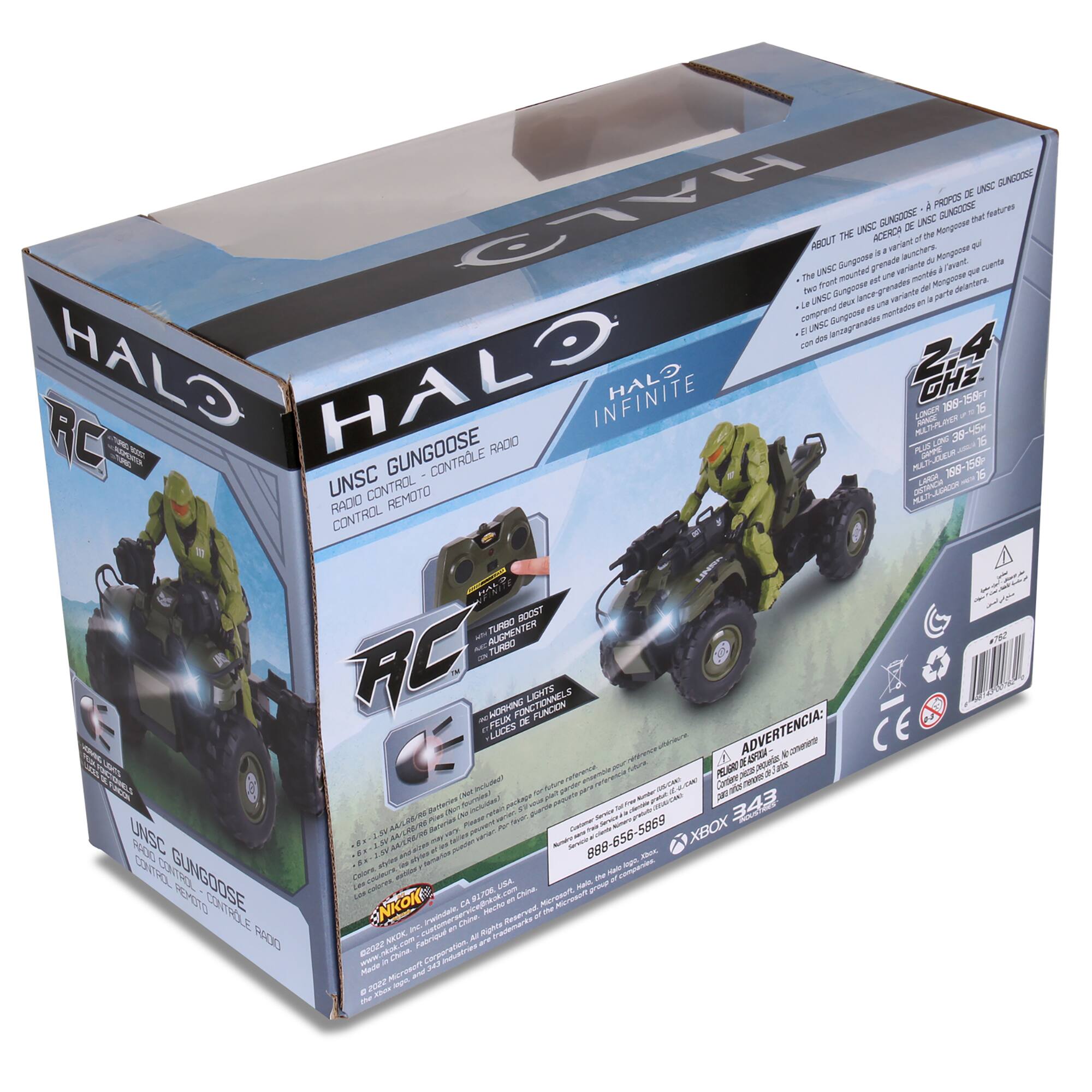 NKOK Halo® Infinite RC™: Gungoose & Master Chief